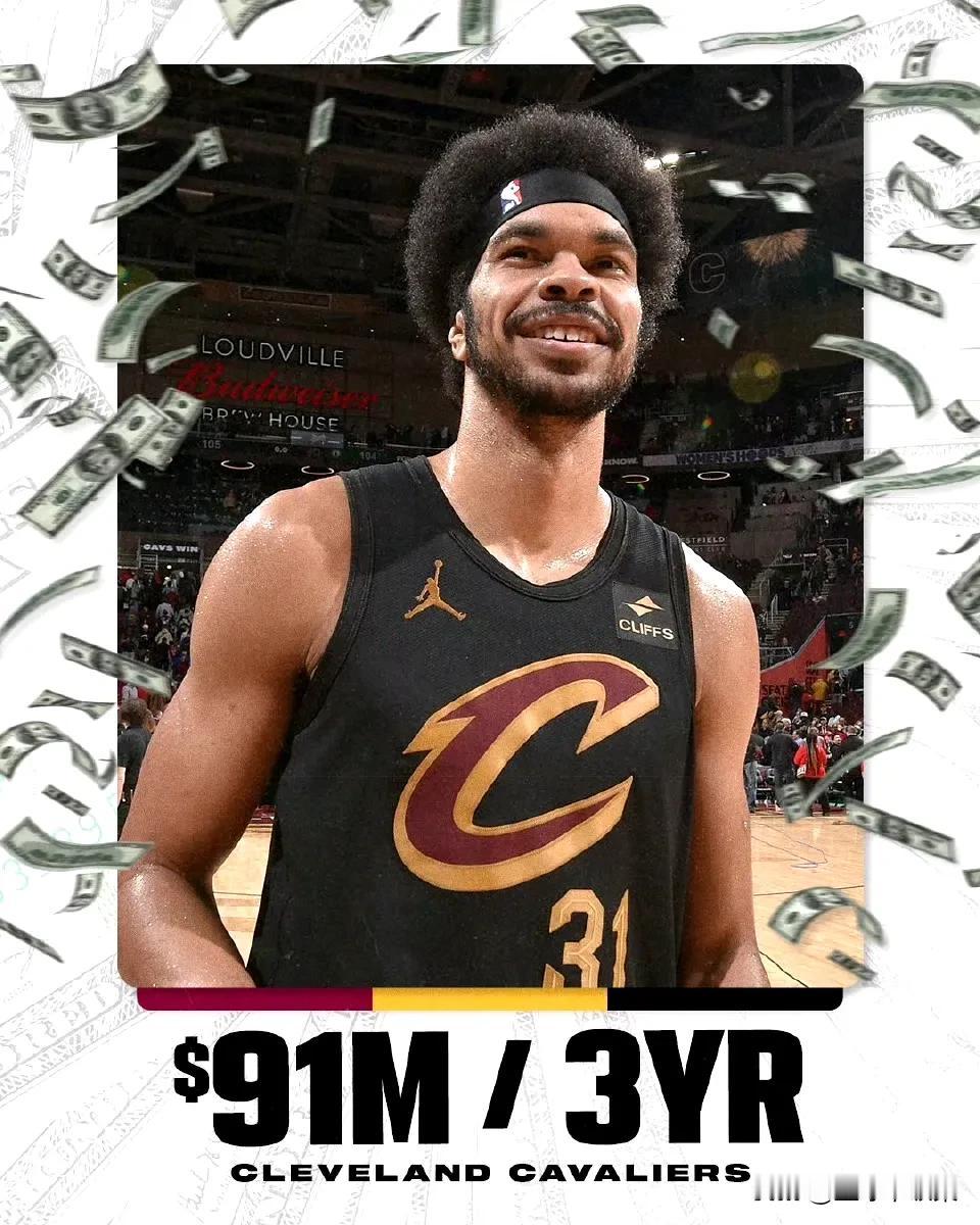 woj：贾雷特·阿伦3年9100万提前续约骑士。

这是阿伦今夏能完成的最高额提