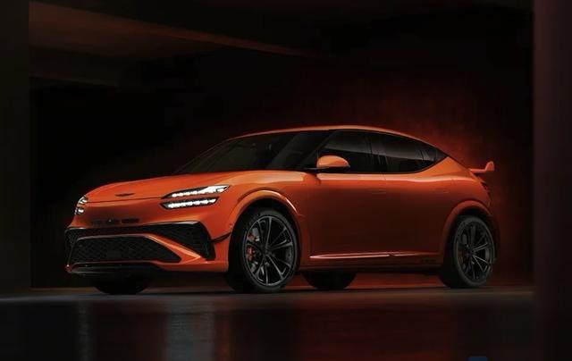 捷尼赛思GV60 Magma量产版官图正式发布。作为捷尼赛思的高性能部门Magm