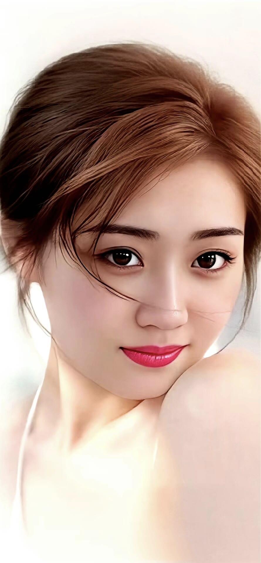 温柔甜美的少女，笑靥如花，美不胜收！