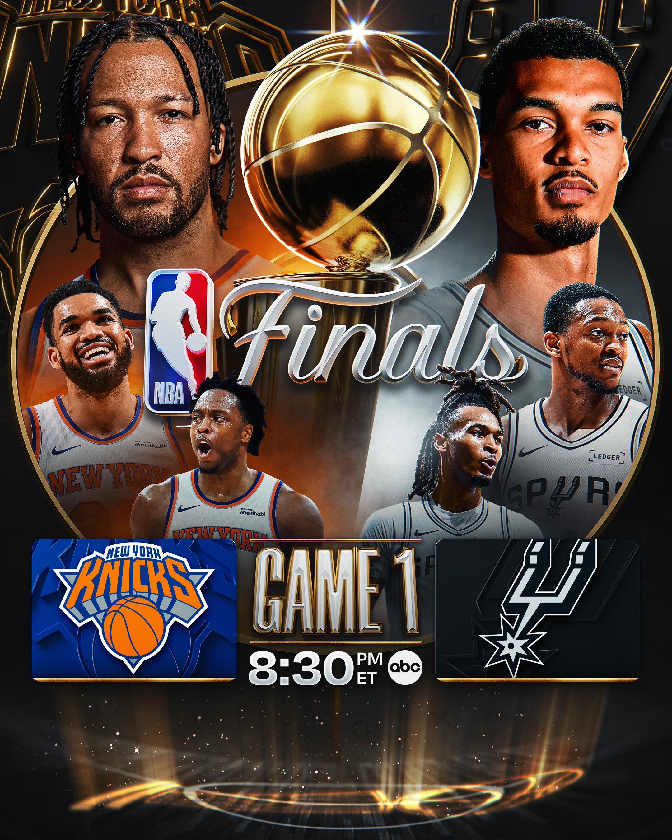 一些NBA总决赛预测NBA官网：马刺3比2尼克斯ESPN：马刺10比3尼克斯TA