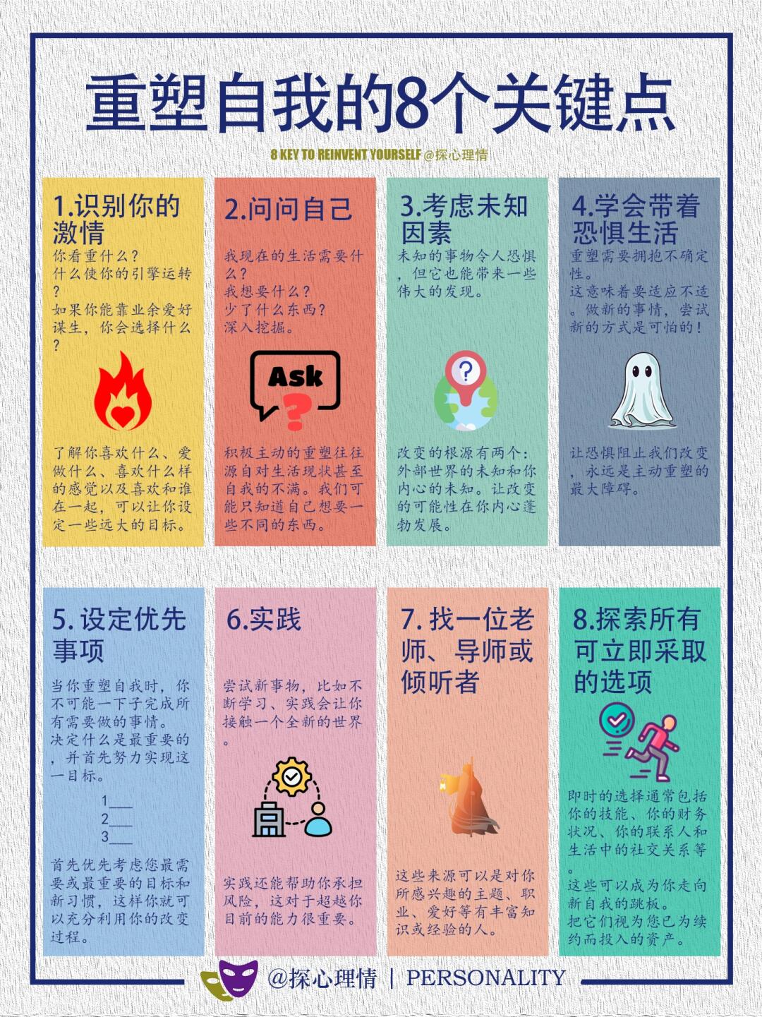 重塑自我的8个关键点