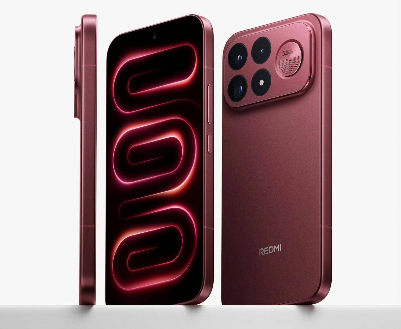 REDMNI K100 Pro Max定档8月11日，赤霞珠红配色看起来还不错，