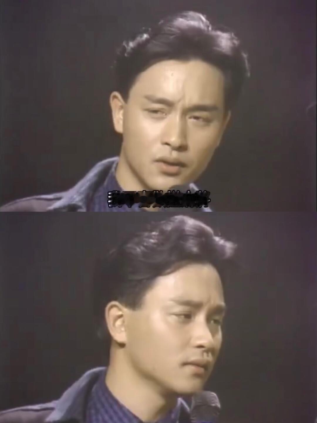 他真的好酷好通透！！！所有人都去看！！电影名称：《玫瑰的夜晚》1986年张国荣登