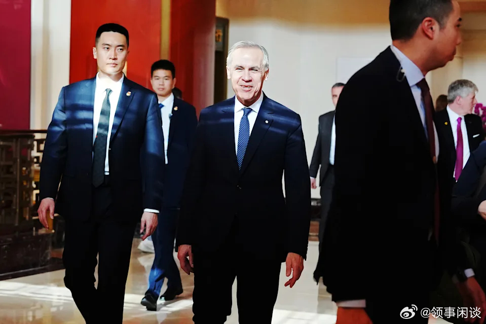 【加拿大总理在访华期间盛赞与中国关系的复苏】（美联社）——加拿大总理马克·卡尼周