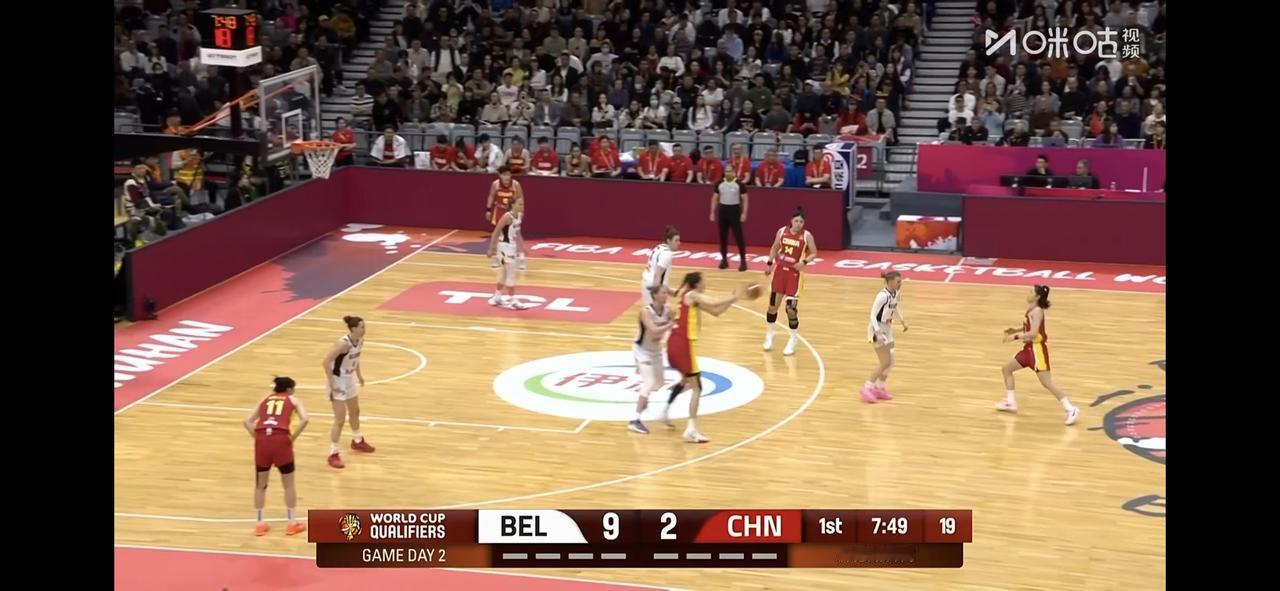 中国女篮三分全无，败给比利时，65:80

我们空有三大中锋，却无法真正发挥自己