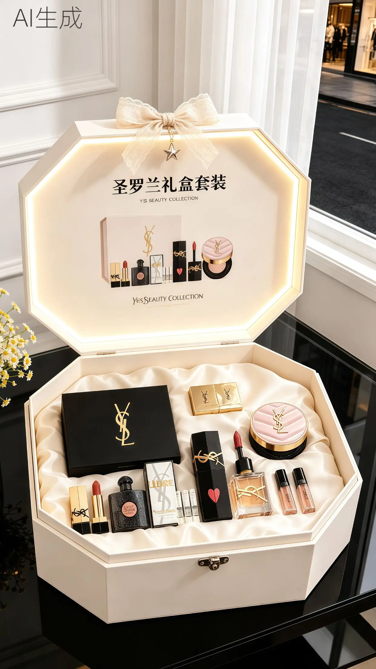 ysl圣罗兰 圣罗兰礼盒 女孩喜欢的礼物