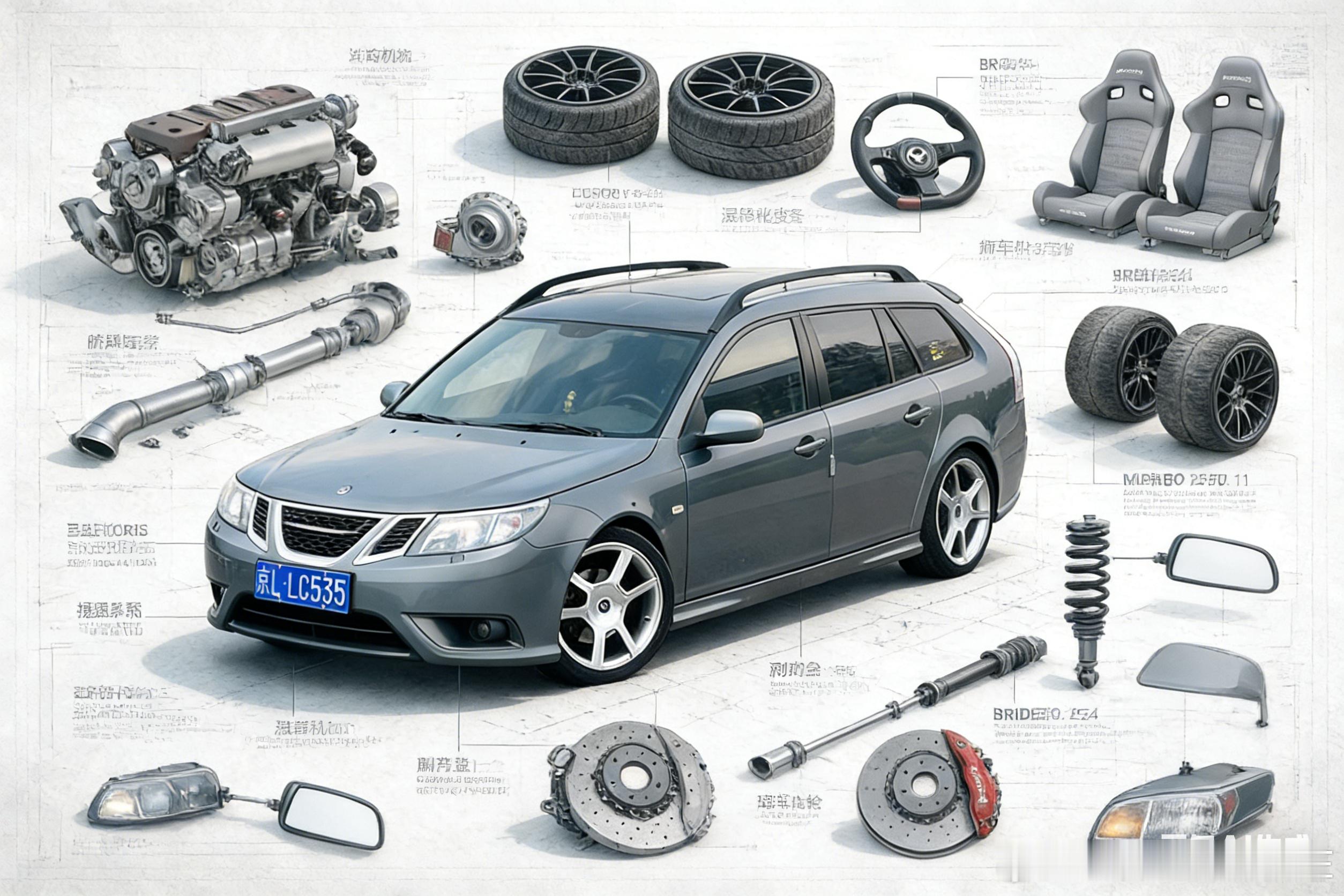 我对于saab的热爱，超过一切！告诉我你们都喜欢什么车！🧧 