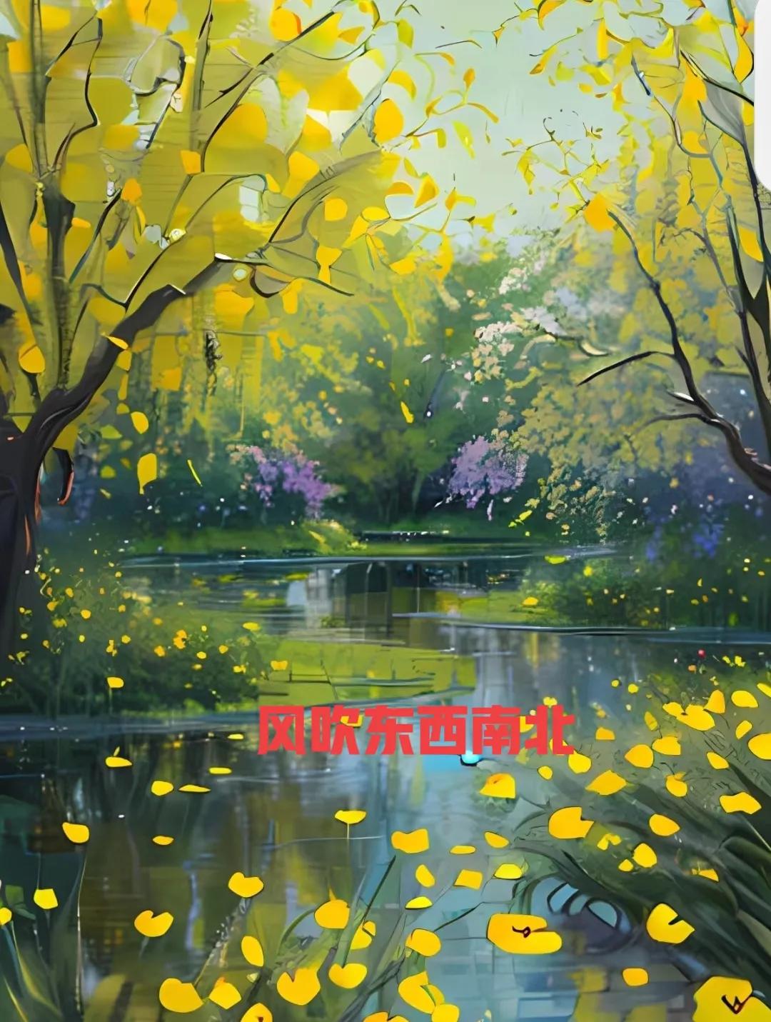 #上联：风吹东南西北，求下联#光照四面八方