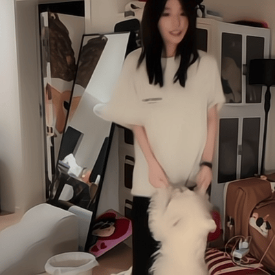 不呆我们小呆和妈妈一起跳舞💃 