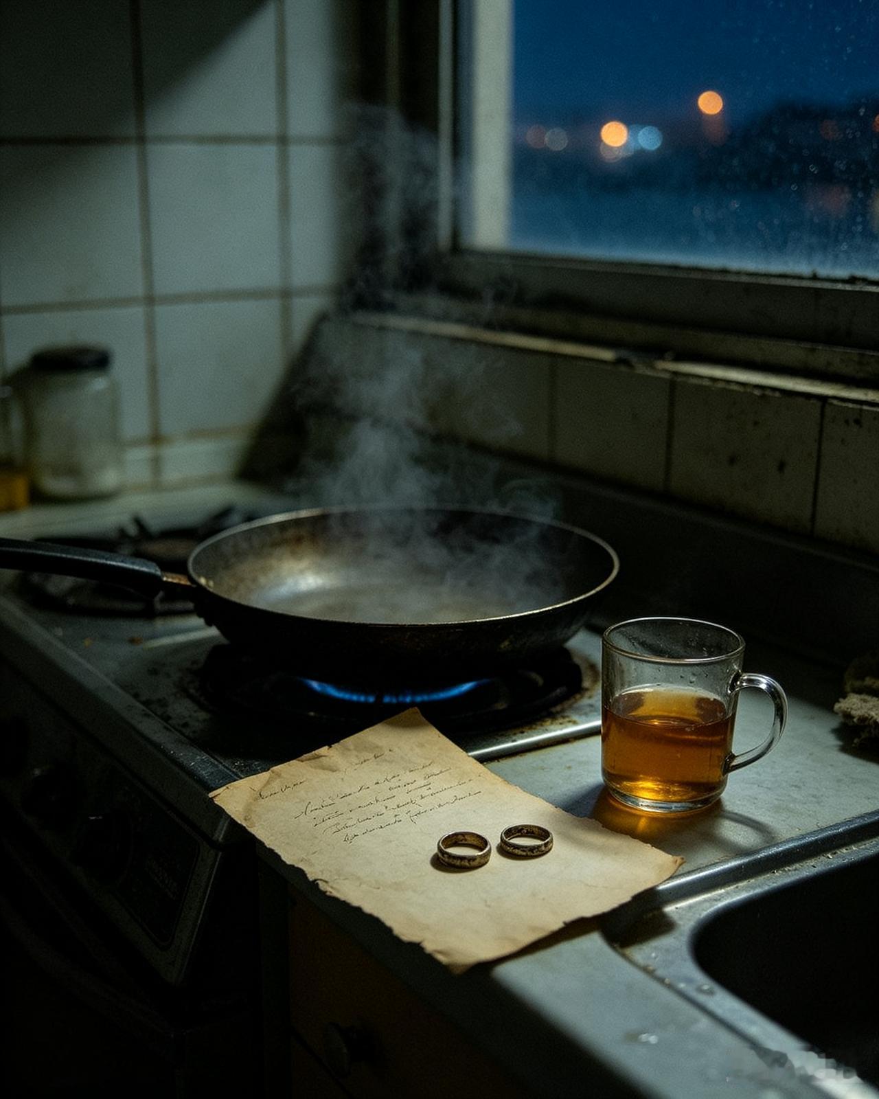 《乌夜啼·十八年》
 
洛水东流赴海涯，
镜里霜华，暗换芳华。
十八载蜗居同院，