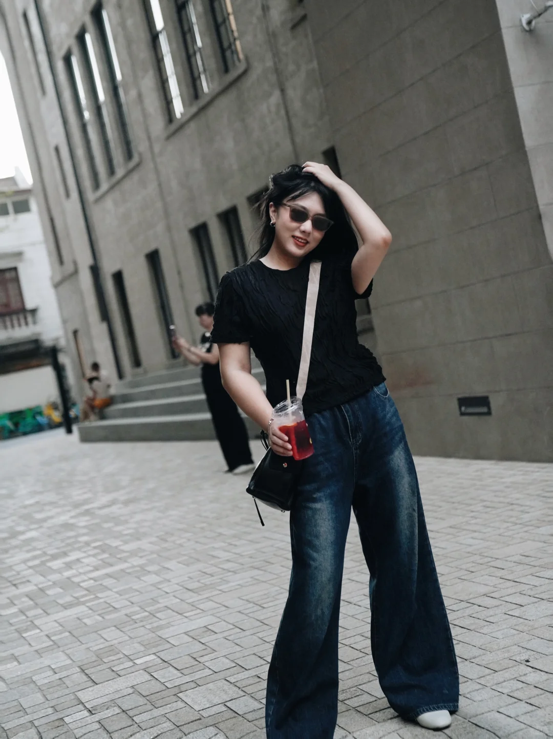 Outfit🖤😎年纪大了喜欢上极简出行