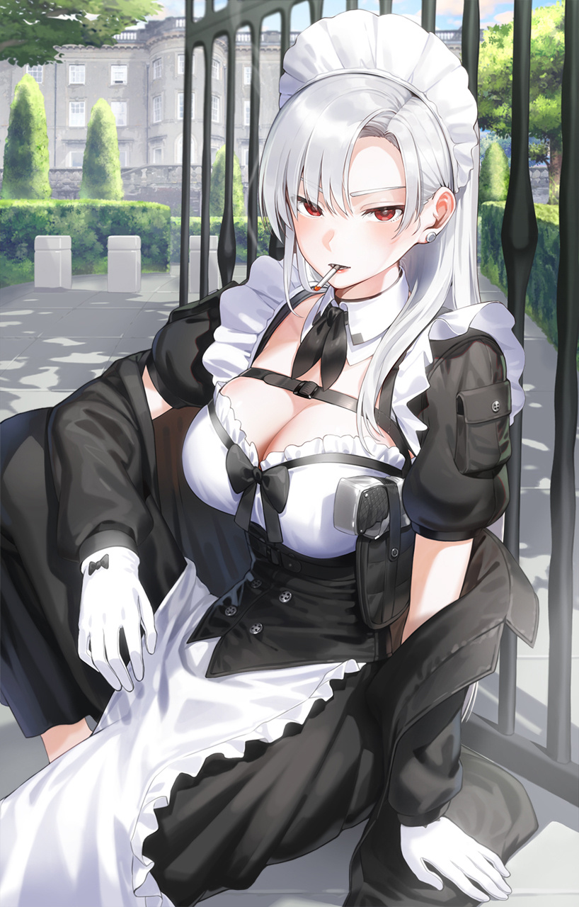 白毛女仆Twitter：kfrworks（KFR） ​​​