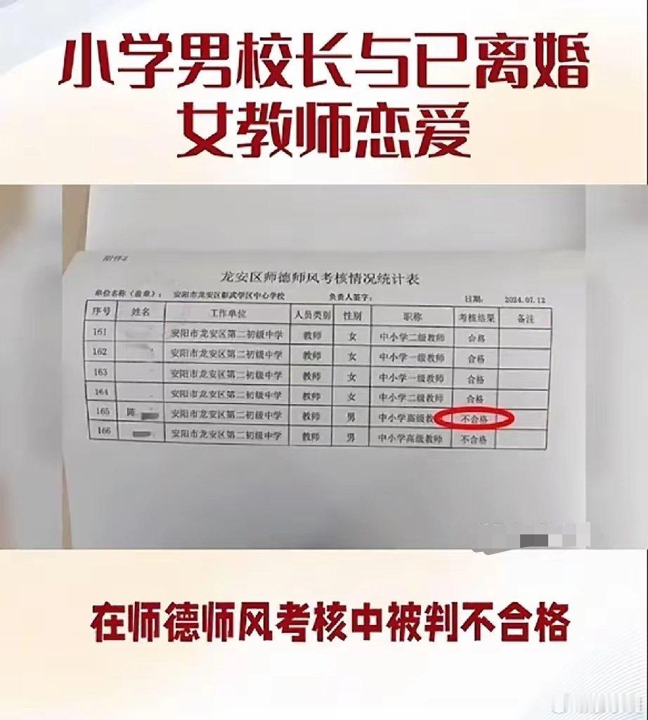 校长师德不合格认定将重启调查如果俩个人都是单身，又自由恋爱，扣“师德败坏”的帽子