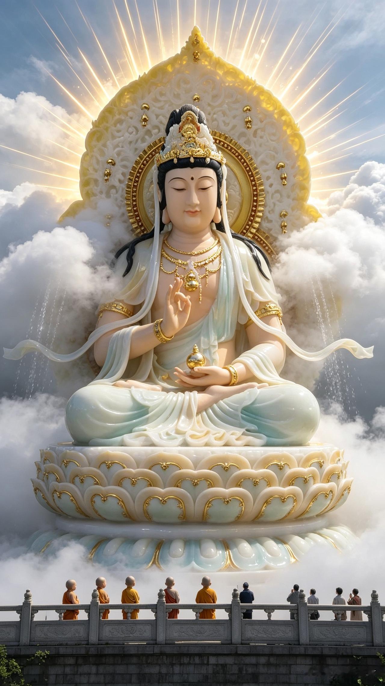 【慈眼观尘世，善心渡流年】
[福]在快节奏的时代，人心浮躁，难得片刻安宁。观音文