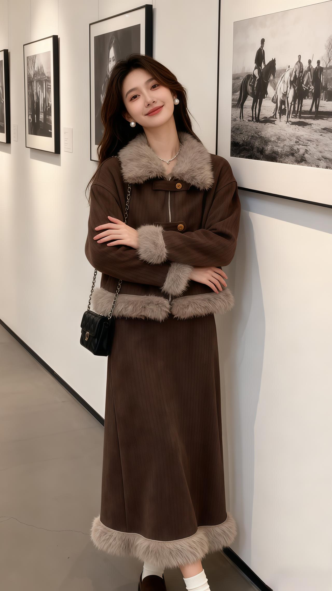 穿搭 冬季搭配 新年穿搭 时髦穿搭 时尚套装