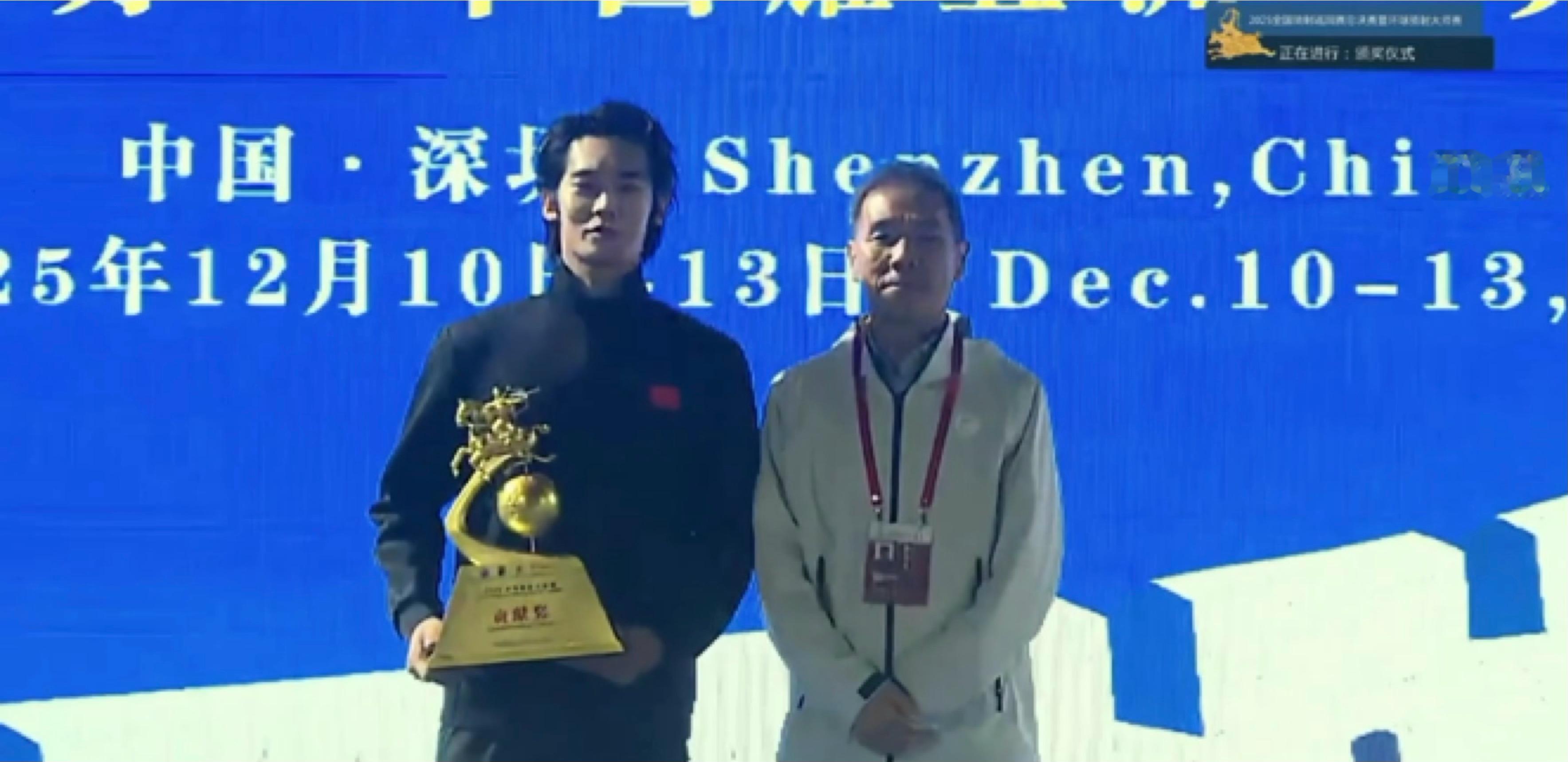 恭喜于适主任获得全国骑射巡回赛总决赛暨环球骑射大师赛最佳贡献奖🎉 