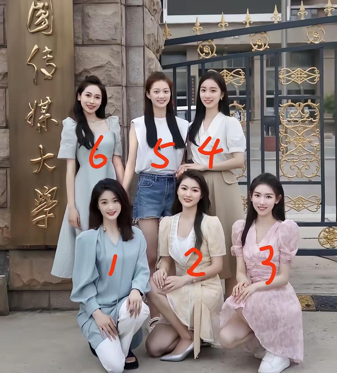 6位女生，选一个做老婆，直觉告诉我，你选几号？