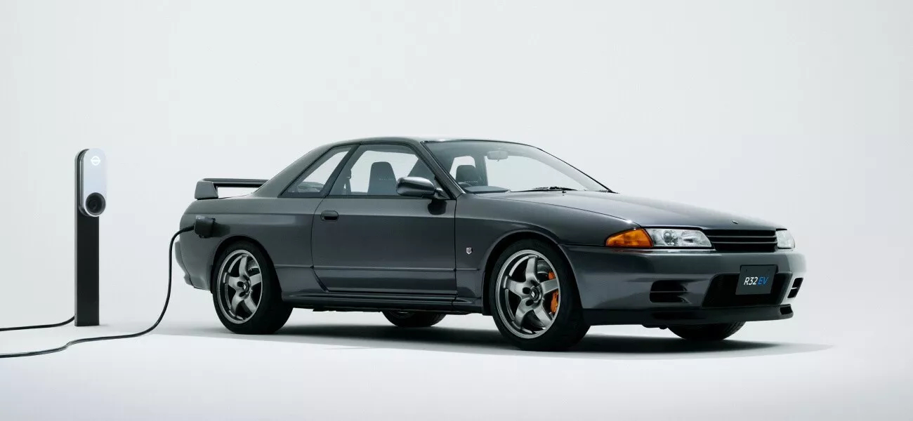 倒反天罡的一台车Nissan Skyline GT-R R32 EV 