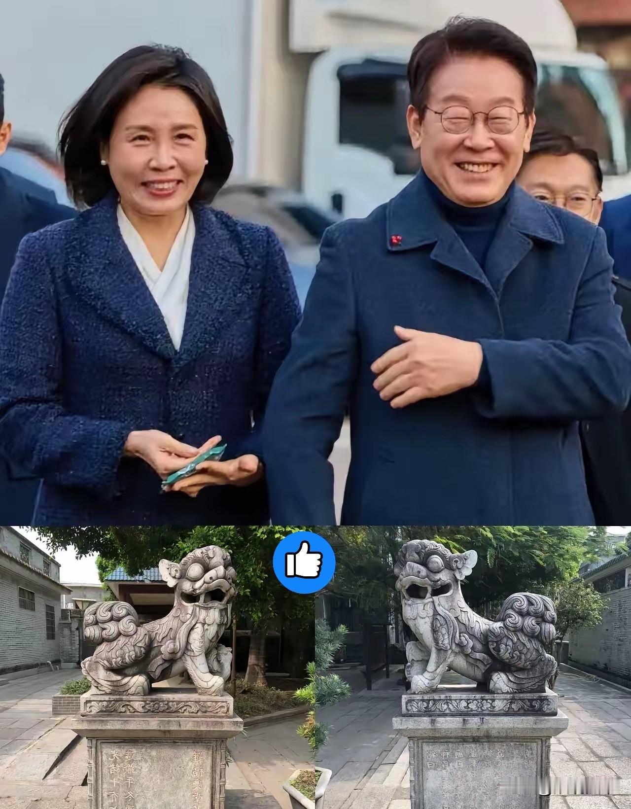 百年归乡！
韩国归还的清代石狮子，藏着两国最深的诚意
 
两尊清代石狮子跨越近百