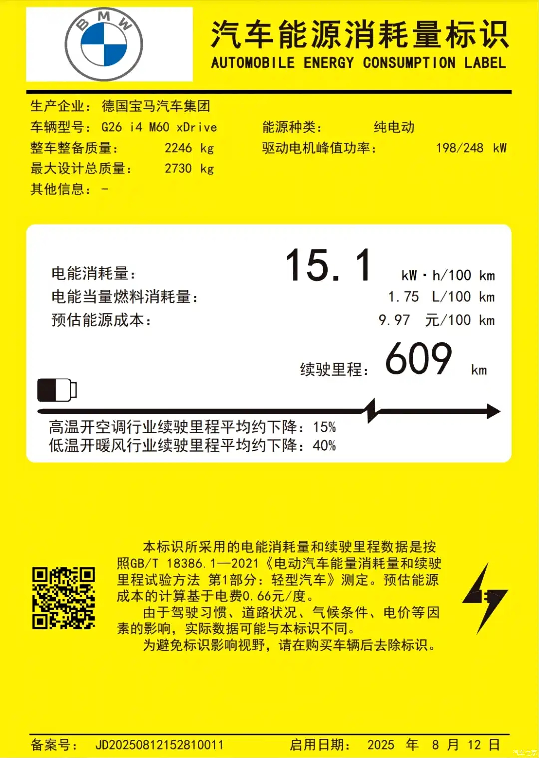 宝马i4 M60 xDrive完成国内申报！电动时代四门轿跑猛兽 ​​​