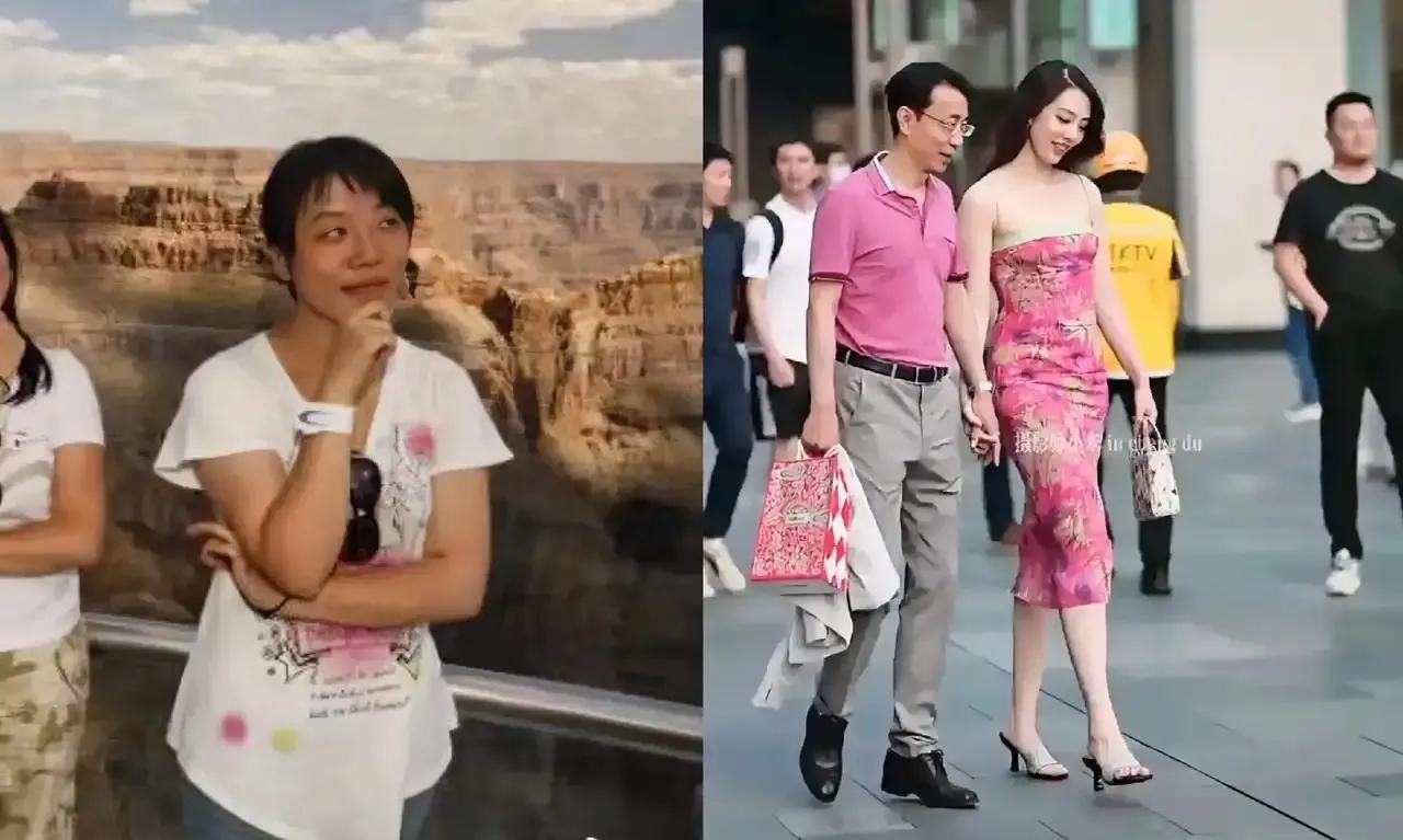 他们都说这个女的整容减肥前长得很普通，黑黑的皮肤，普通得不能再普通。

仔细看应