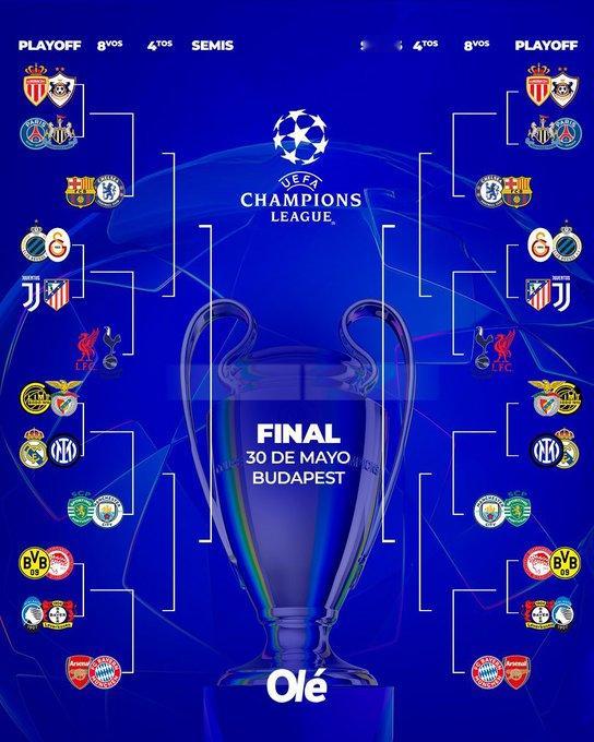 欧冠淘汰赛附加赛抽签出炉 2025-26赛季欧冠淘汰赛附加赛抽签结果出炉，穆帅带