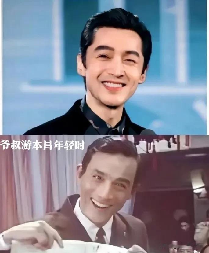 难怪阿宝变身宝总那一刻，爷叔仿佛看到了年轻时的自己，胡歌确实是像极了年轻时的游本