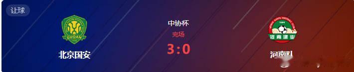 专研中日韩【中日韩团队专业打造亚洲赛事推荐】中协杯 19:00 北京国安-河南队
