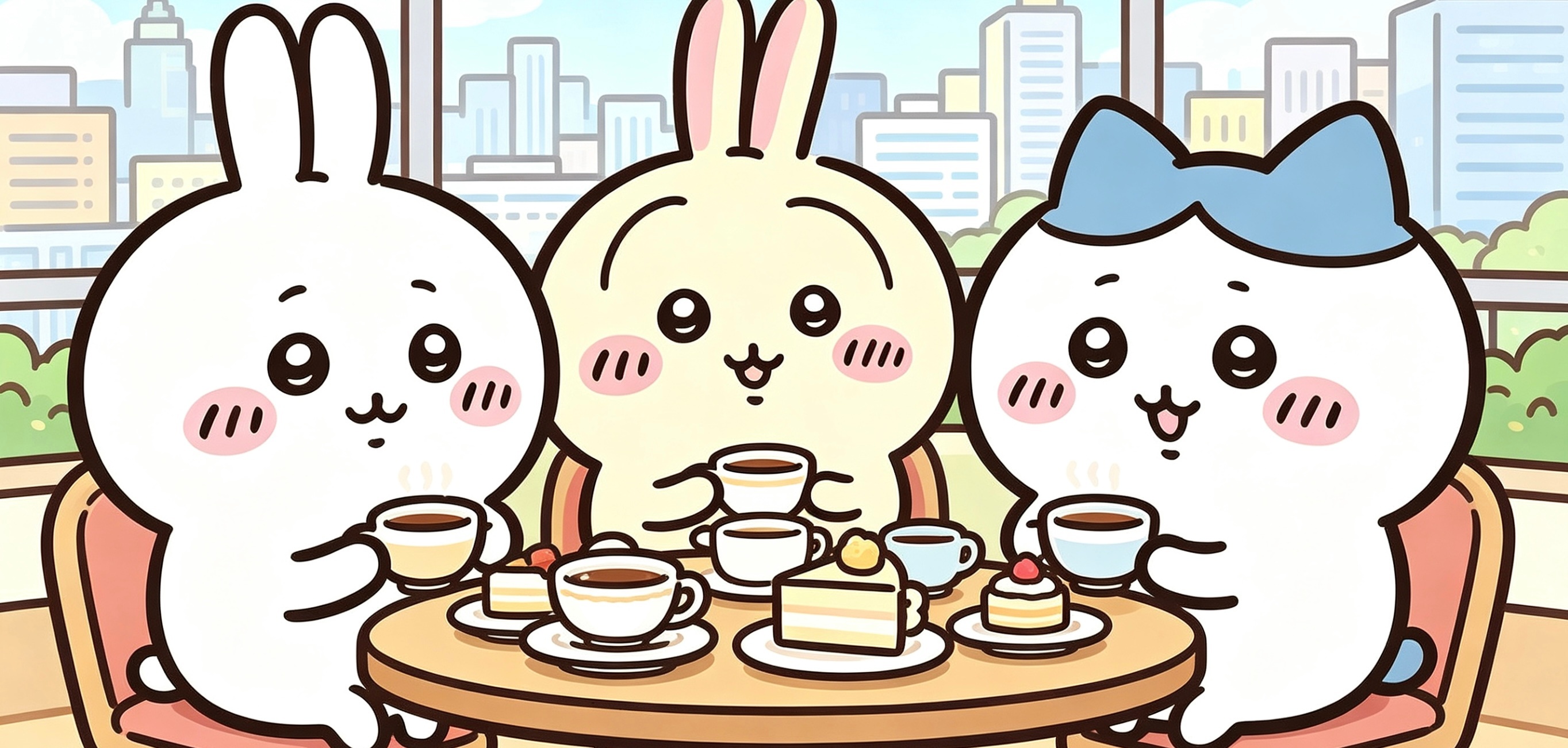 chiikawa吉伊卡哇灵感共创夏日企画下班当然要和小伙伴一起吃点甜品呀