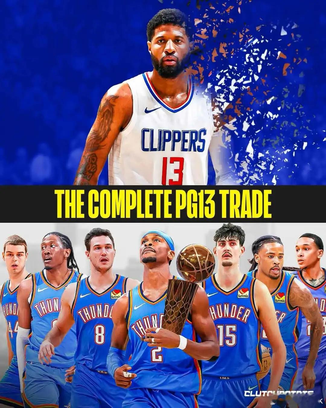 雷霆12顺位选中马拉后，乔治那笔交易终于走完全部流程。NBA历史上最失衡的单边交