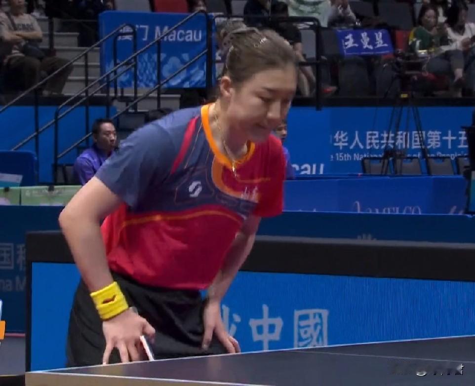 陈梦回归后的状态，好的让人有点意外
孙铭阳的反手颗粒打法，本应非常考验对手的反应