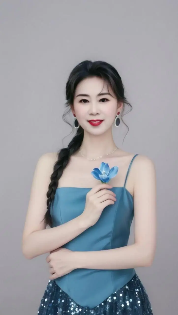 AI蓝调氛围感写真 ai创作