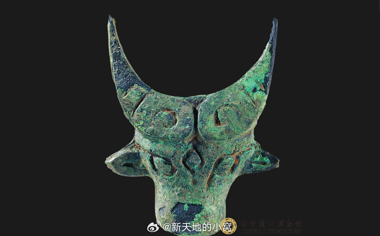 是时候去趟博物馆了文物代言人藏品欣赏每天认识一件文物青铜牛首---商周，现收藏于
