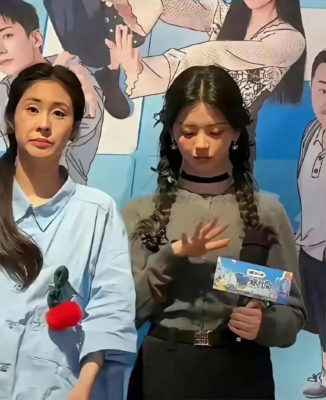 张碧晨杨超越没开美颜滤镜下长这样。 ​​​