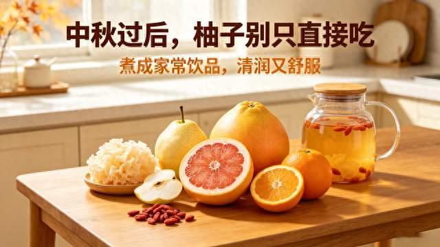 中秋过后多吃柚子，顺气又清痰