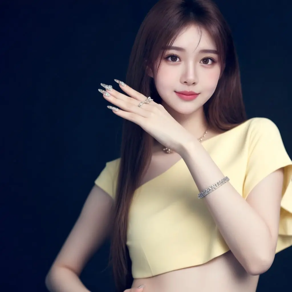 AIY2K美甲照 ai创作 原来ai写真可以这么美  谁拍谁好看 美出高级感
