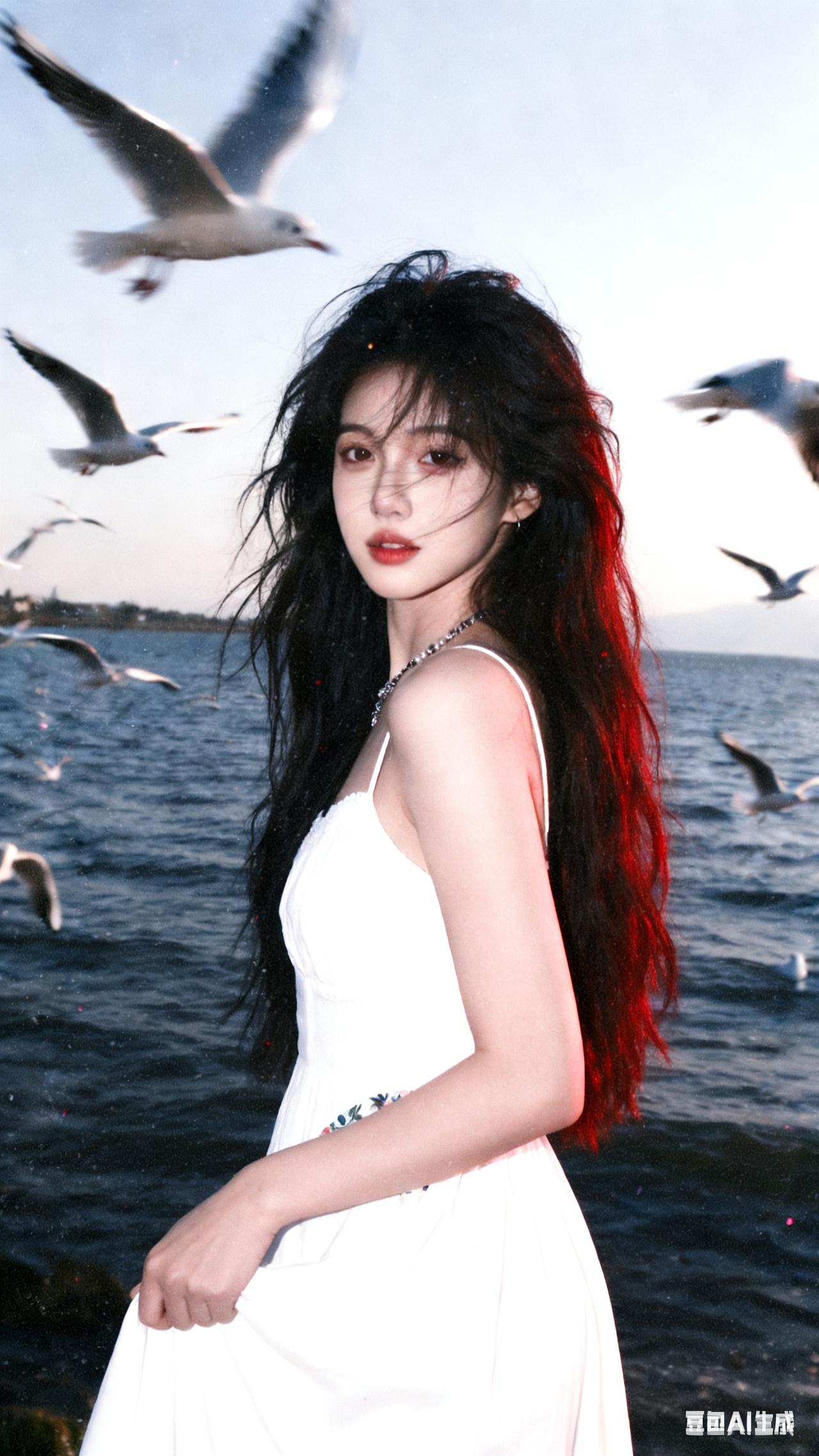 拍海鸥可太有趣啦！之前我去青岛栈桥，那满是海鸥的场景太壮观了。有人在沙滩抓拍小海