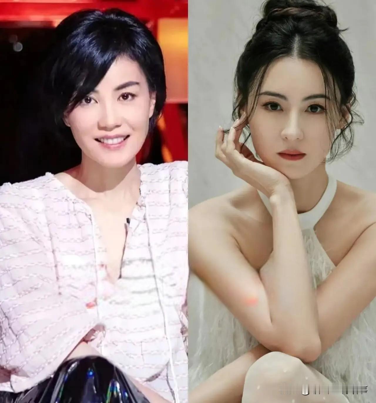 张柏芝和王菲合影，谁的美更胜一筹谢霆锋全家照 张柏芝舞台造型