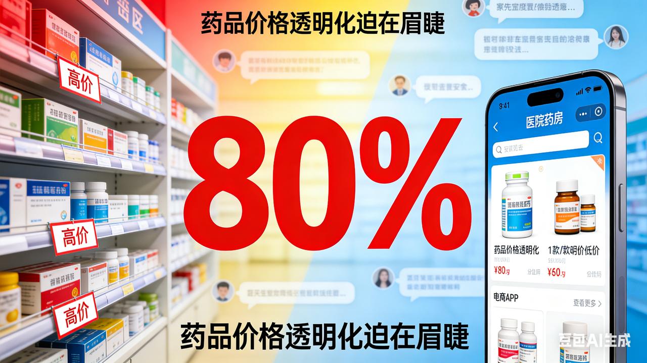 药品价格透明化迫在眉睫：医院与电商价差 80% 引热议

标题：暴利14倍！医院