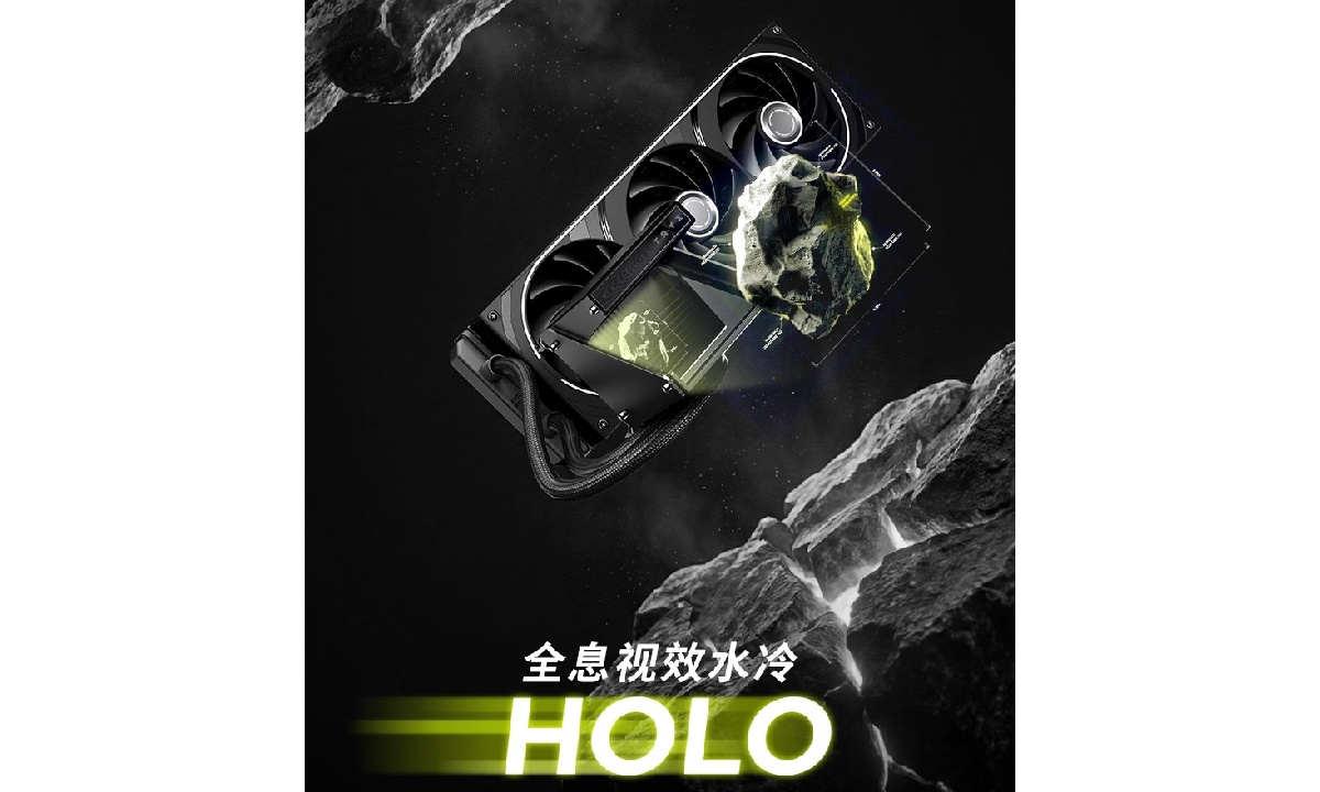TRYX创氪星系 HOLO 360上架首款全息视效体验水冷，黑白售价999元近日
