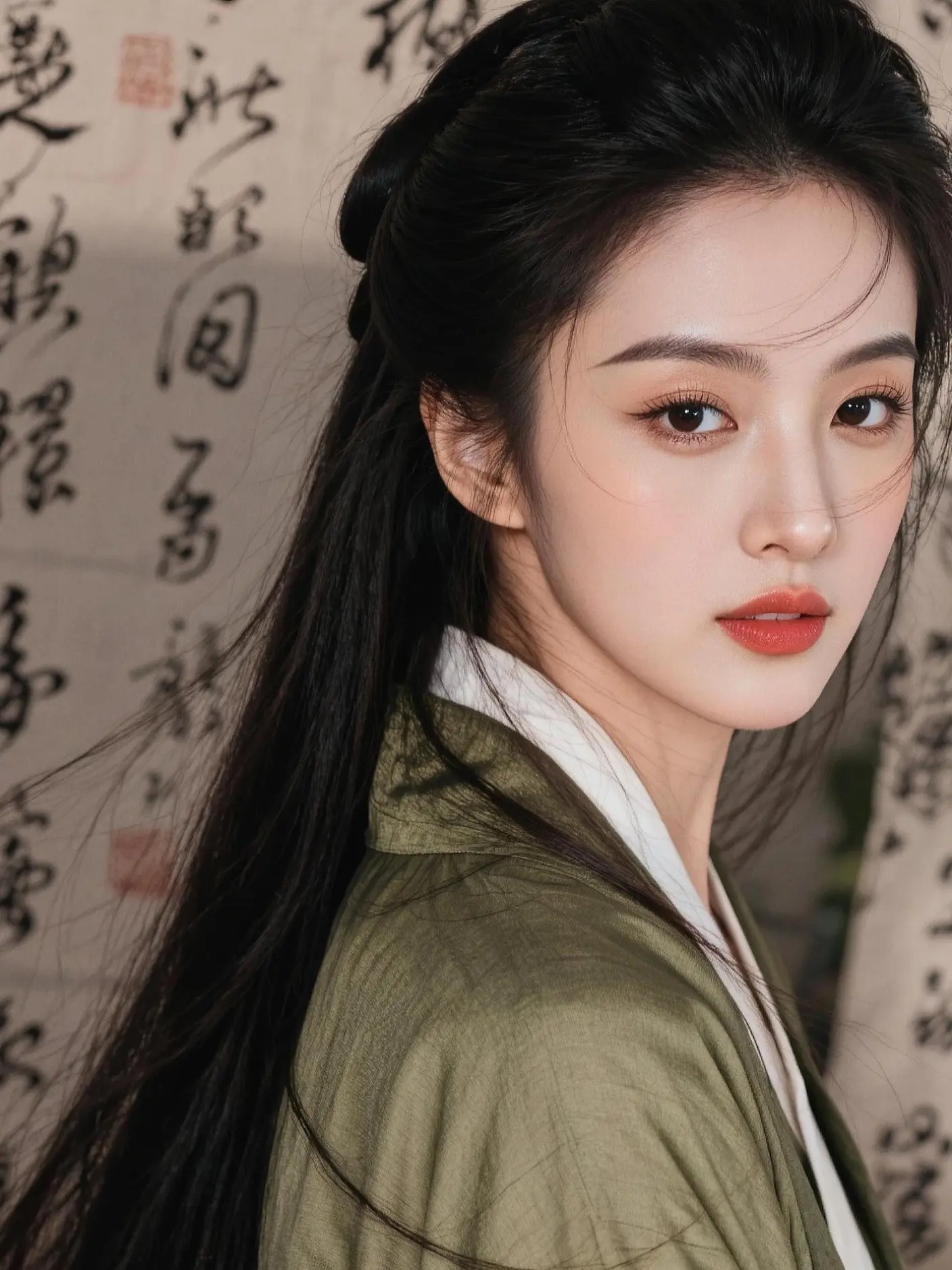 AI墨韵古风照 ai创作 玩法合伙人计划 情绪音乐玩法新风向 古风清冷佳人