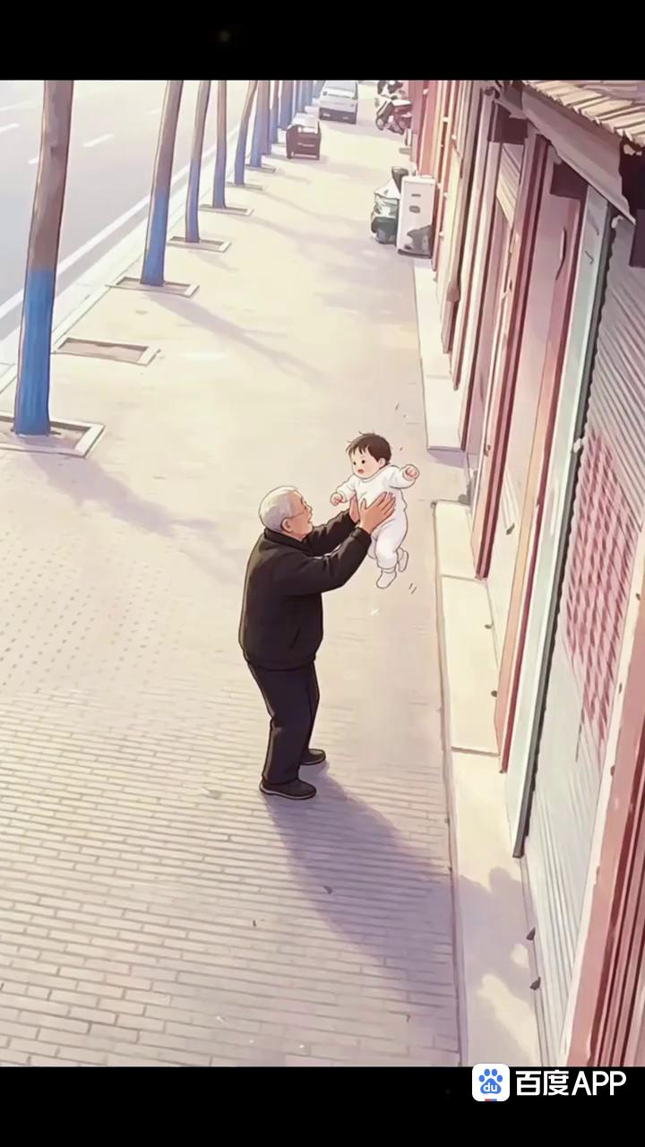 惊险散步大叔徒手接住坠楼婴儿。
生死时刻，为老爷爷的眼疾手快点赞！宝宝头朝下若坠