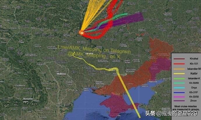 乌克兰防空拦截率大幅降低，拦截率约30%…

AMK Mapping：​当地时间