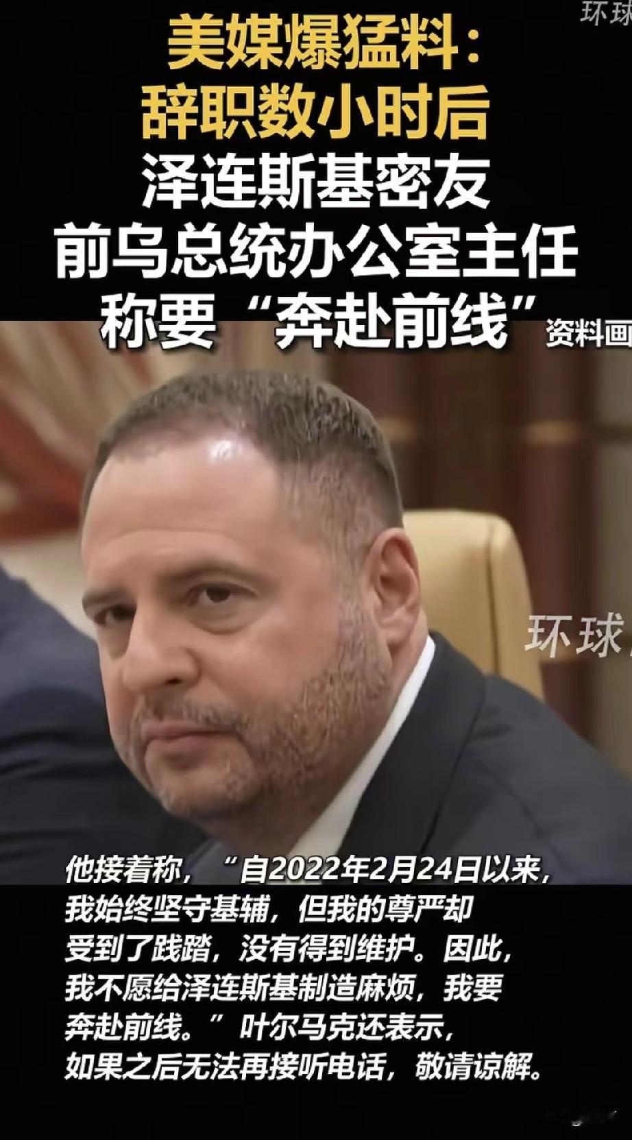 搞笑！那个因为重大腐败丑闻辞职，高调表态要奔赴前线，证明自己清白的，乌克兰前2号