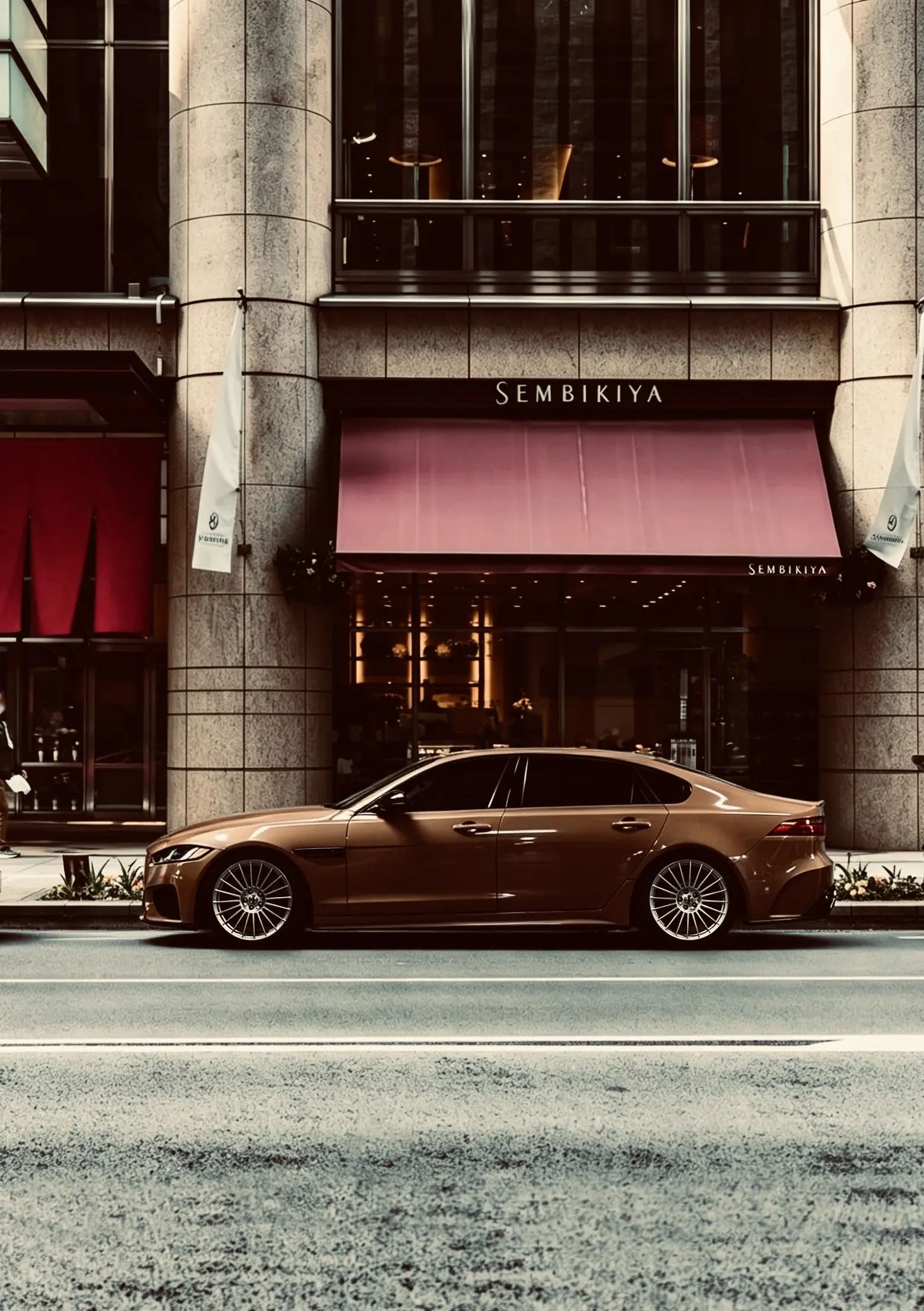 倔强的老式燃油车，可是挡不住优雅。