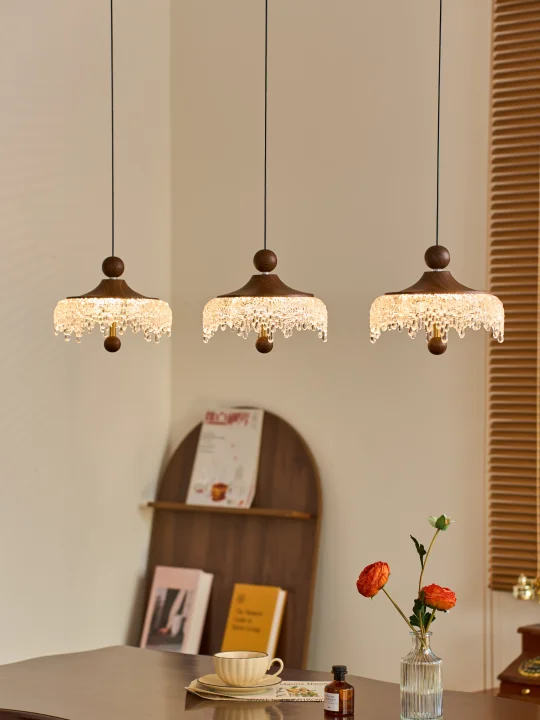 我的天！我家这盏水滴餐厅吊灯好好看啊！