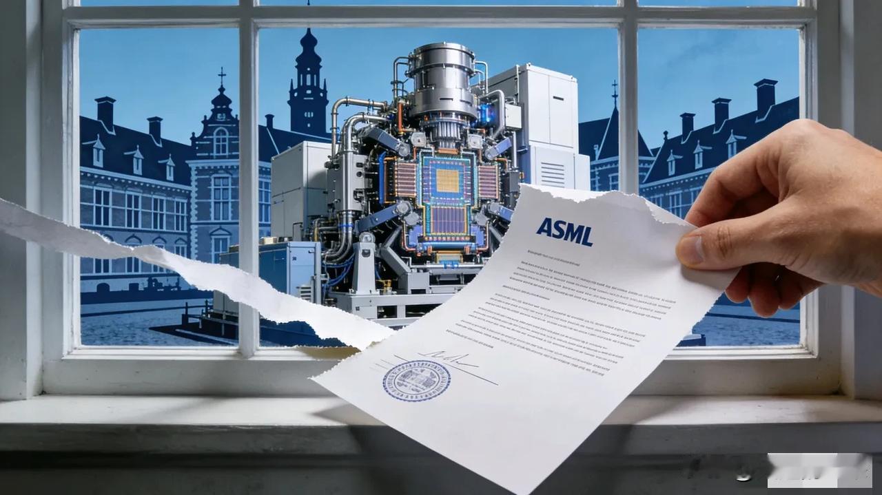海牙那一纸公文，

算是彻底把的体面给撕碎了。

ASML的DUV光刻机，以后想