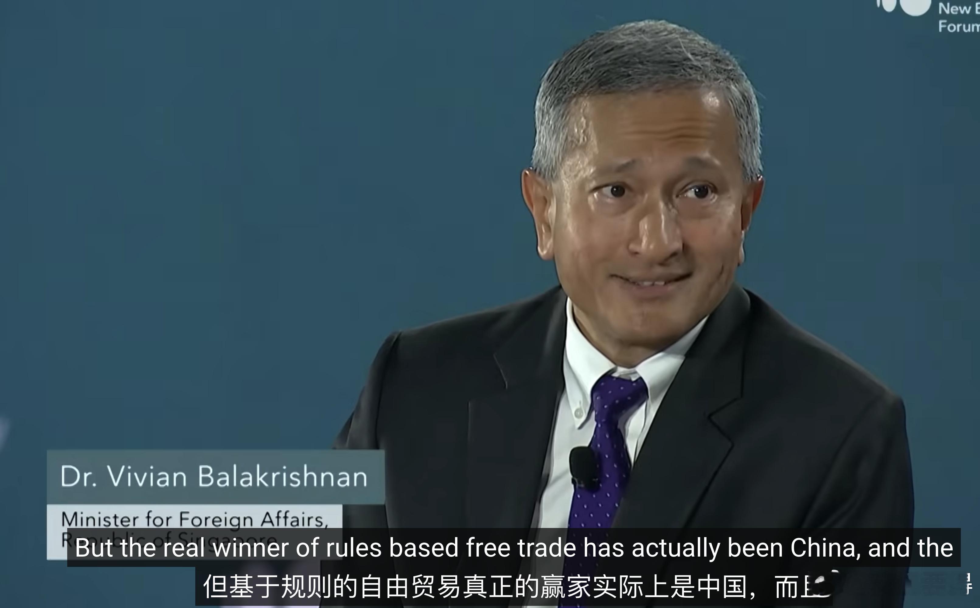 新加坡外长——世界正经历“混乱的过渡期”，昔日担保人已成首席颠覆者****核心提