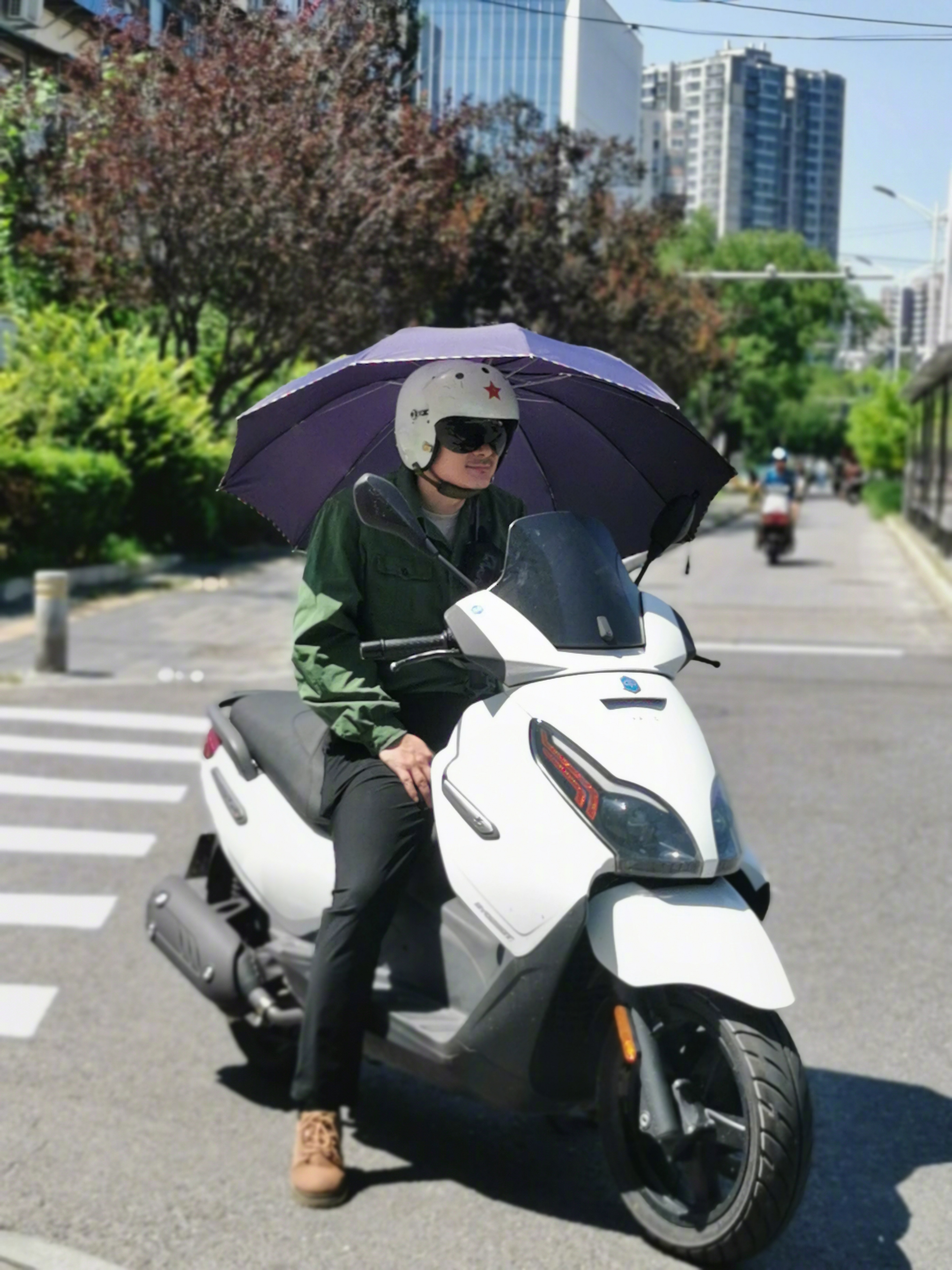 夏季路口等灯终极解决方案。效果很好。 ​​​