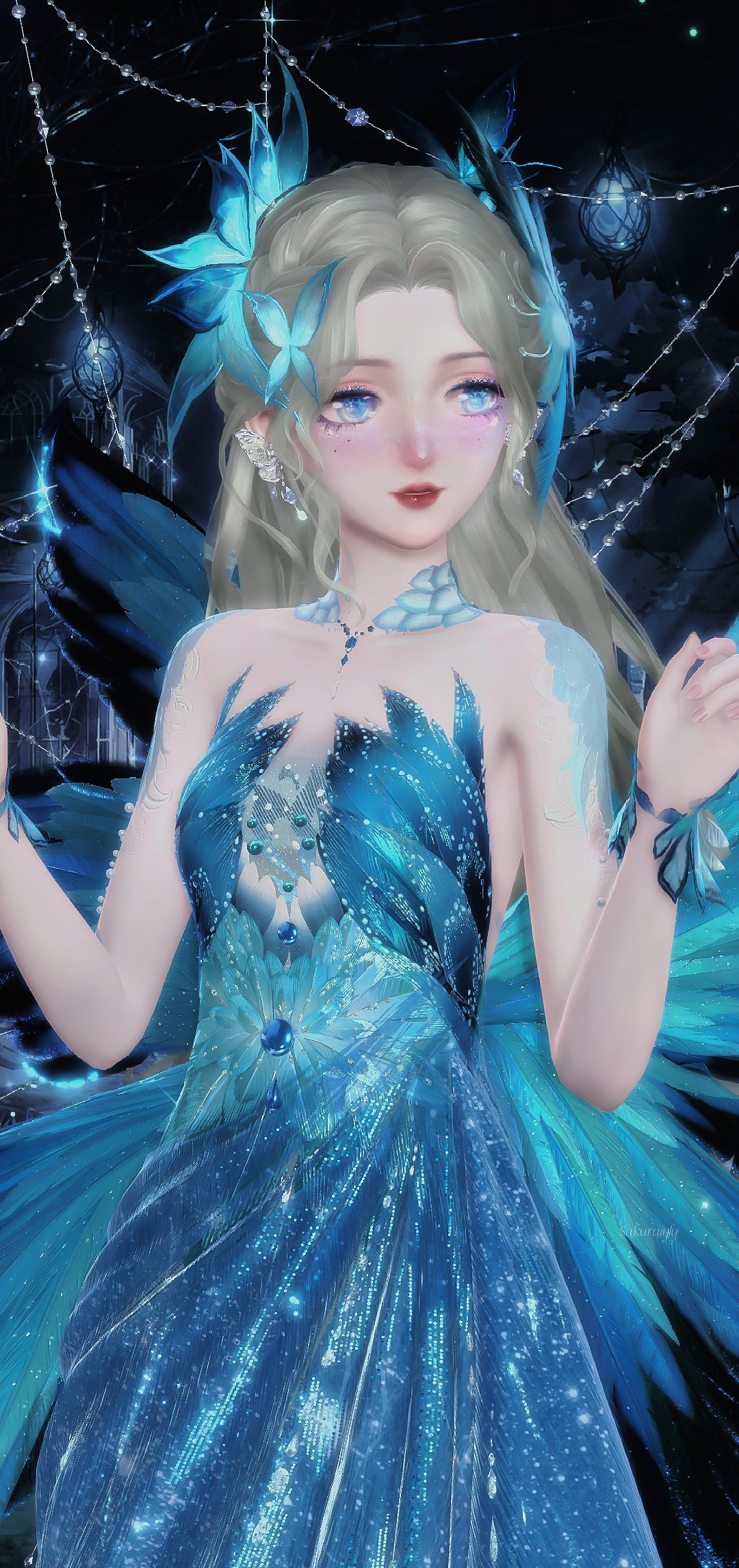#闪耀暖暖[超话]#蓝蝴蝶🦋 ​​​